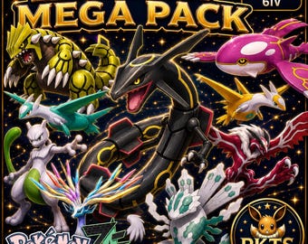 Shiny Legendary Bundle Pokemon Legends ZA, Buy 9 Shiny Legendaries 6IV, Rayquaza Mewtwo Kyogre Groudon, Legendary Pokemon Trade