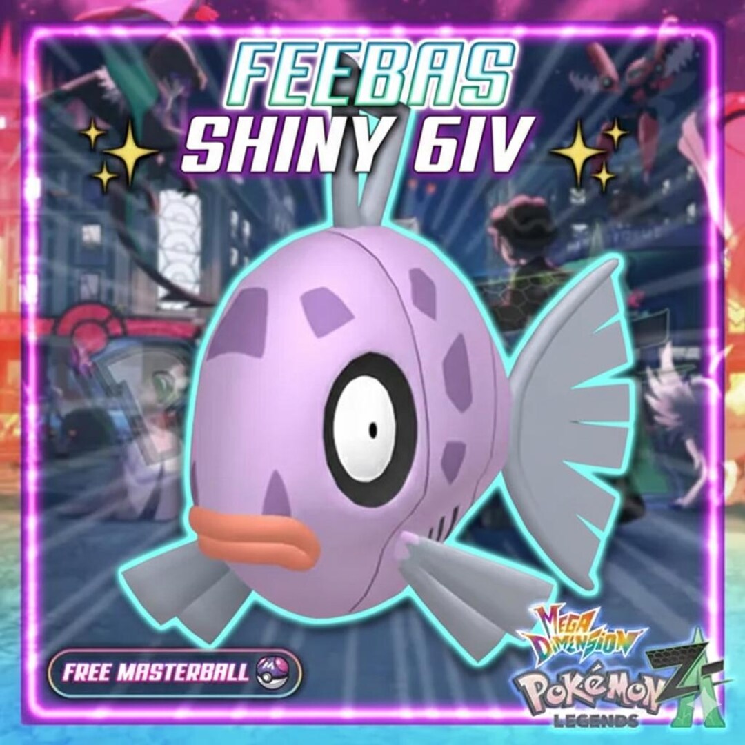 Pokemon Za Mega Dimension DLC SHINY 6IV Feebas Competitive Set Battle ...