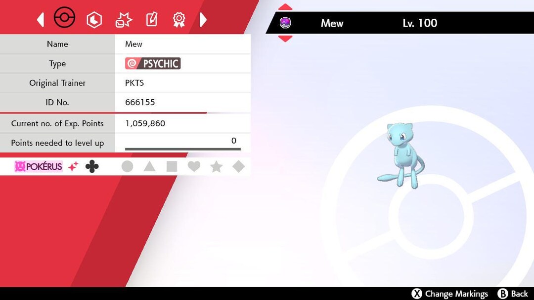 Mew Pokemon R6 Shiny MEW Pokemon Sword Shield 6IV Competitive Battle Ready - Etsy