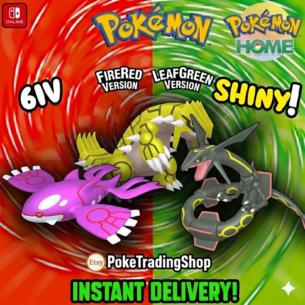 Pokémon Legendary Trio Figure | Rayquaza, Groudon