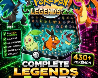 Pokemon Legends ZA Complete Living Dex Shiny Kalos Pokedex Pokémon HOME