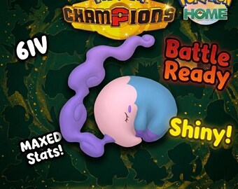 Shiny Musharna Pokémon Champions 6IV Competitive Battle Ready