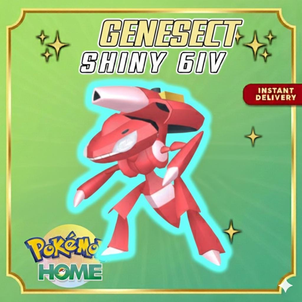 Shiny Genesect Mystery Gift