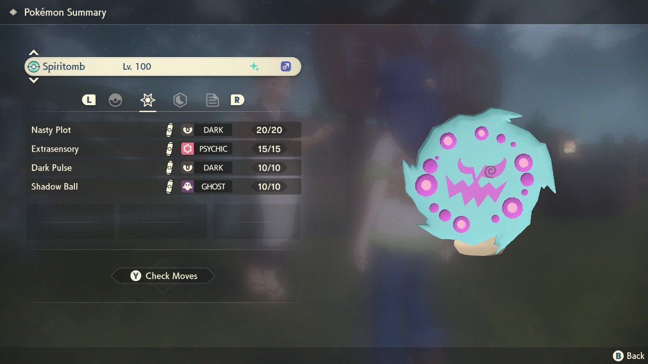Spiritomb Shiny O Non 6 IV Competitivo Legit Pokemon Spada Scudo Sword Shield