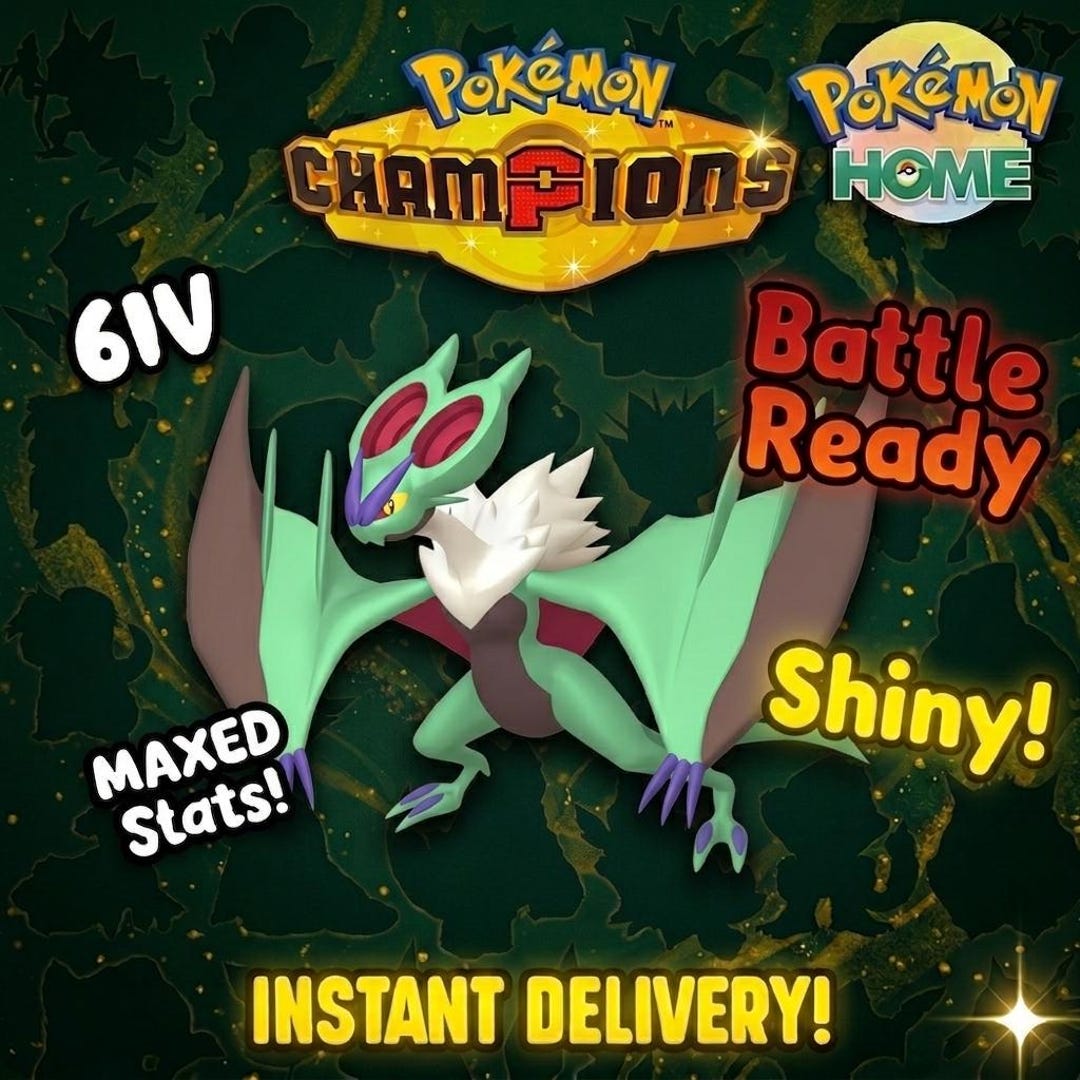 Shiny Noivern Pokémon Champions 6IV Competitive Battle Ready - Etsy UK