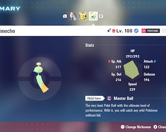 6IV SHINY LUCARIO For Pokemon Scarlet & Violet (Nintendo Switch) - Battle Ready 6 thumbnail image