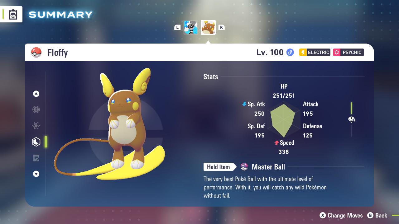 Pokémon Scarlatto E Viola Lucido Alolan Raichu Con Il Miglior 6IV - Foto 8