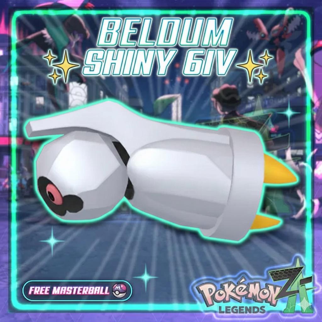 Pokemon Za SHINY 6IV BELDUM Competitive Set Battle Ready Switch 2 Corbeau  Mega Evolution Pokedex - Etsy Australia
