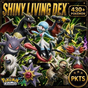 Slutför Pokémon Legends Z A Living Dex Alla Mega Evolutions 430+ Pokémon Forms Mega Dimension DLC Slutför din Pokédex snabbt
