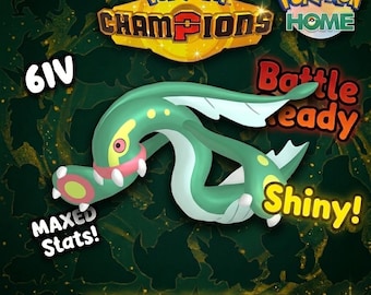 Shiny Eelektross Pokémon Champions 6IV Competitive Battle Ready