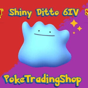 Shiny 6IV Ditto Bonus Pokemon Brilliant Diamond and 