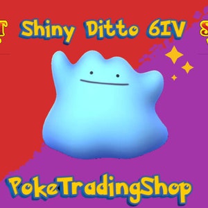 Shiny 6IV Ditto Bonus Pokemon Brilliant Diamond and 