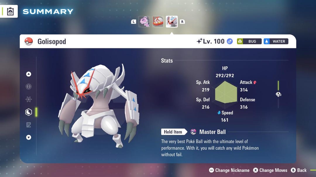 Pokemon Legends Z-A Mega Dimension DLC ALPHA Shiny 6IV Greavard