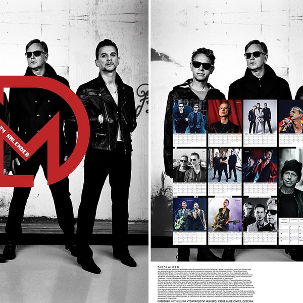 Depeche Mode Calendar 2024 - German Version