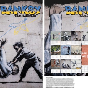 Banksy Calendar 2024 - Etsy