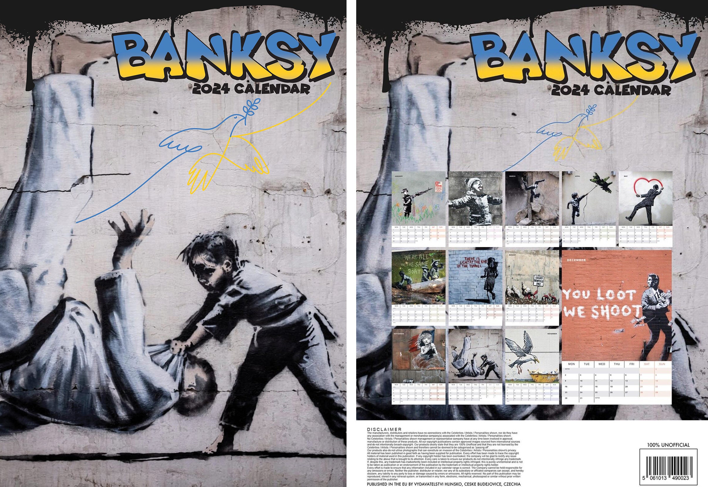 Banksy Calendar 2024 Etsy
