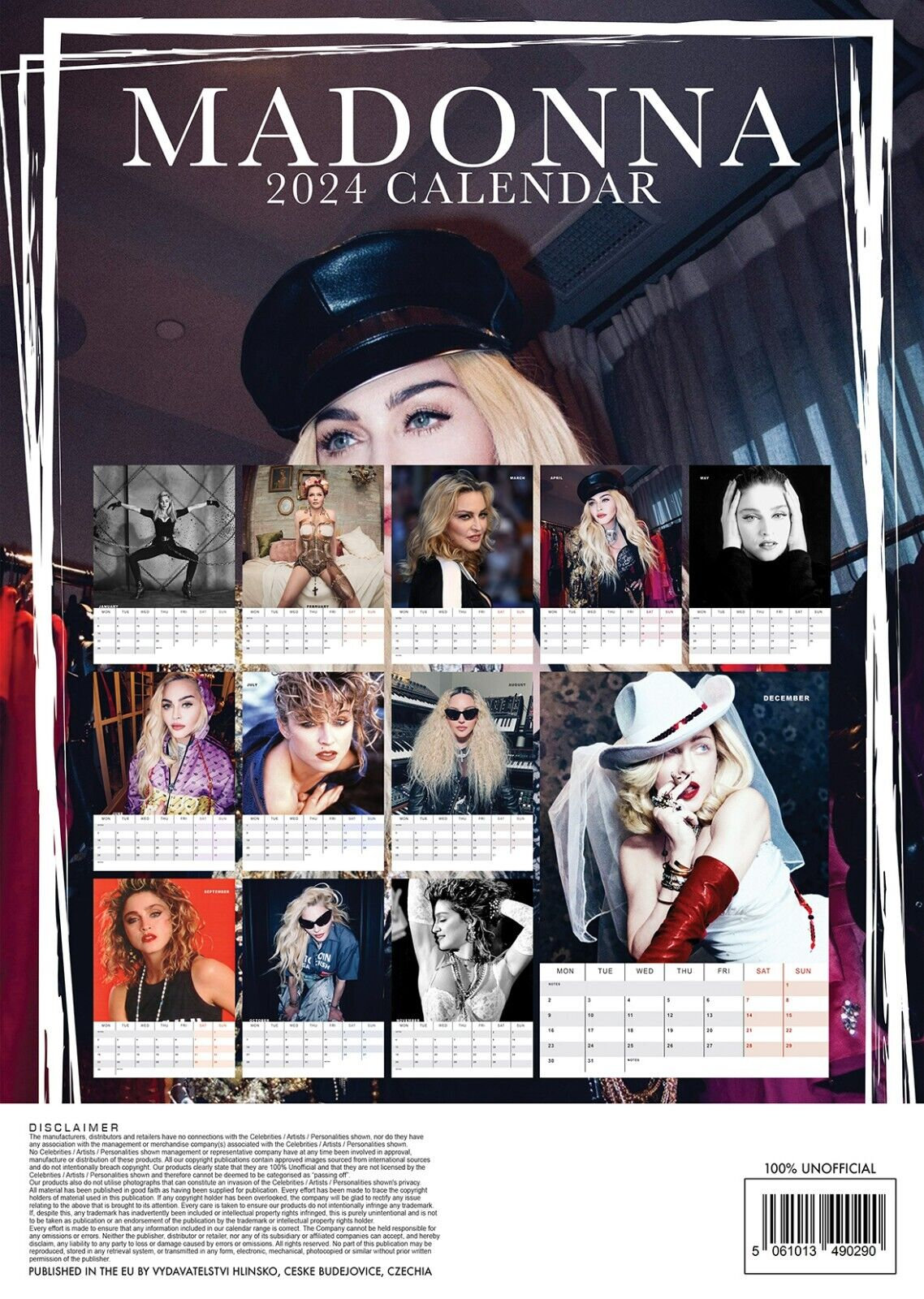 Madonna Calendar 2024 Etsy