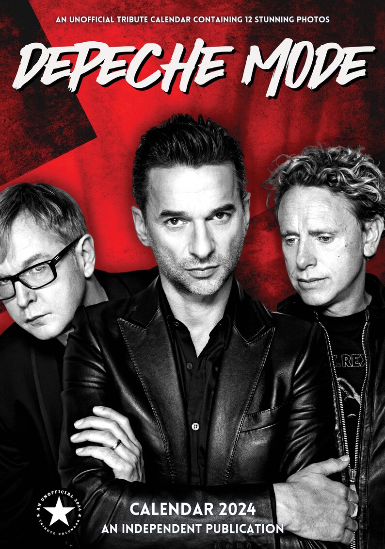 Depeche Mode Calendar 2024 Etsy