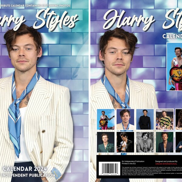 Harry Styles 2024 Calendar Etsy