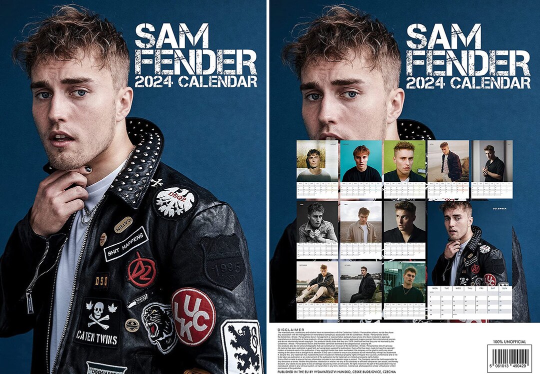 Sam Fender Calendar 2024 Etsy UK