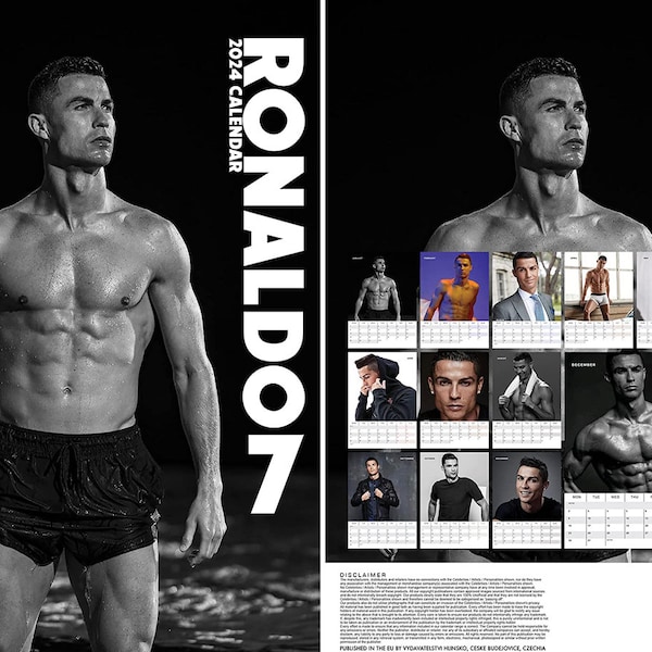 Cr7 Calendar Etsy