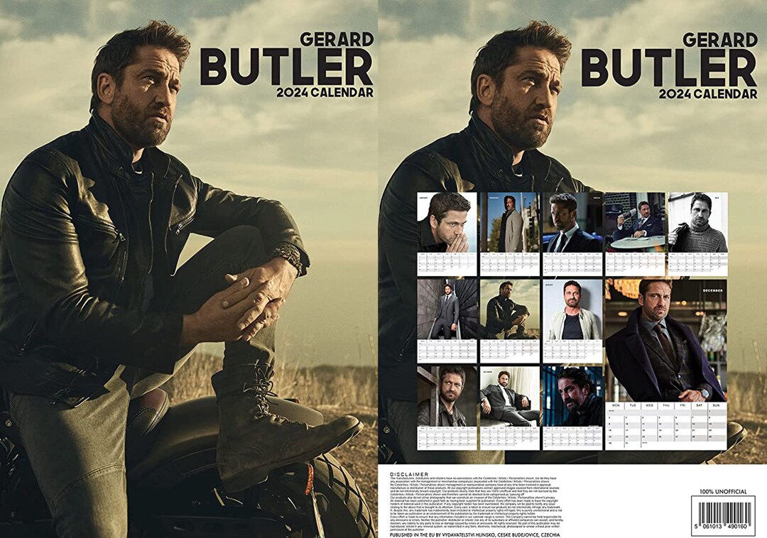 Gerard Butler Calendar 2024 Etsy