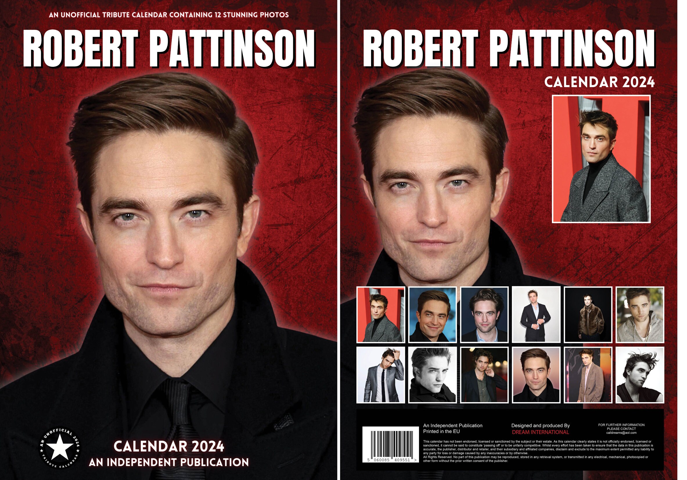 Robert Pattinson Calendar 2024 Etsy