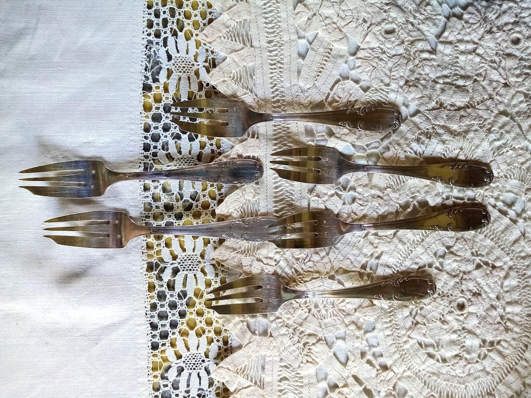 Lot de 3 fourchettes en argent - Vintage - France