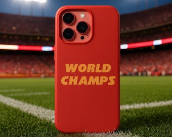 Kansas City WORLD CHAMPS iPhone 15 Pro Silicone Cover