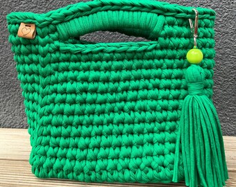 CROCHET handmade bag, Modern Style handmade crochet bag, Crochet Summer Bag, Modern crochet bag, Women's bag, Crochet Gift Bag, Handbag.