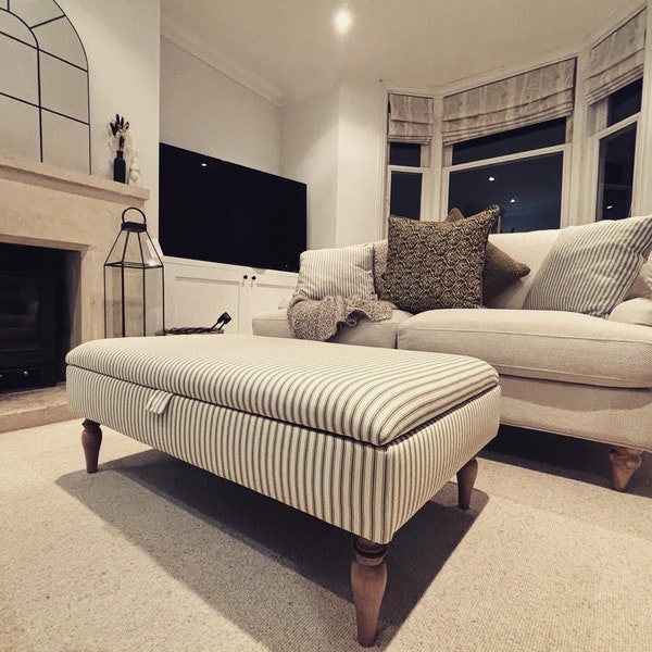 Footstool Coffee Table - Etsy UK