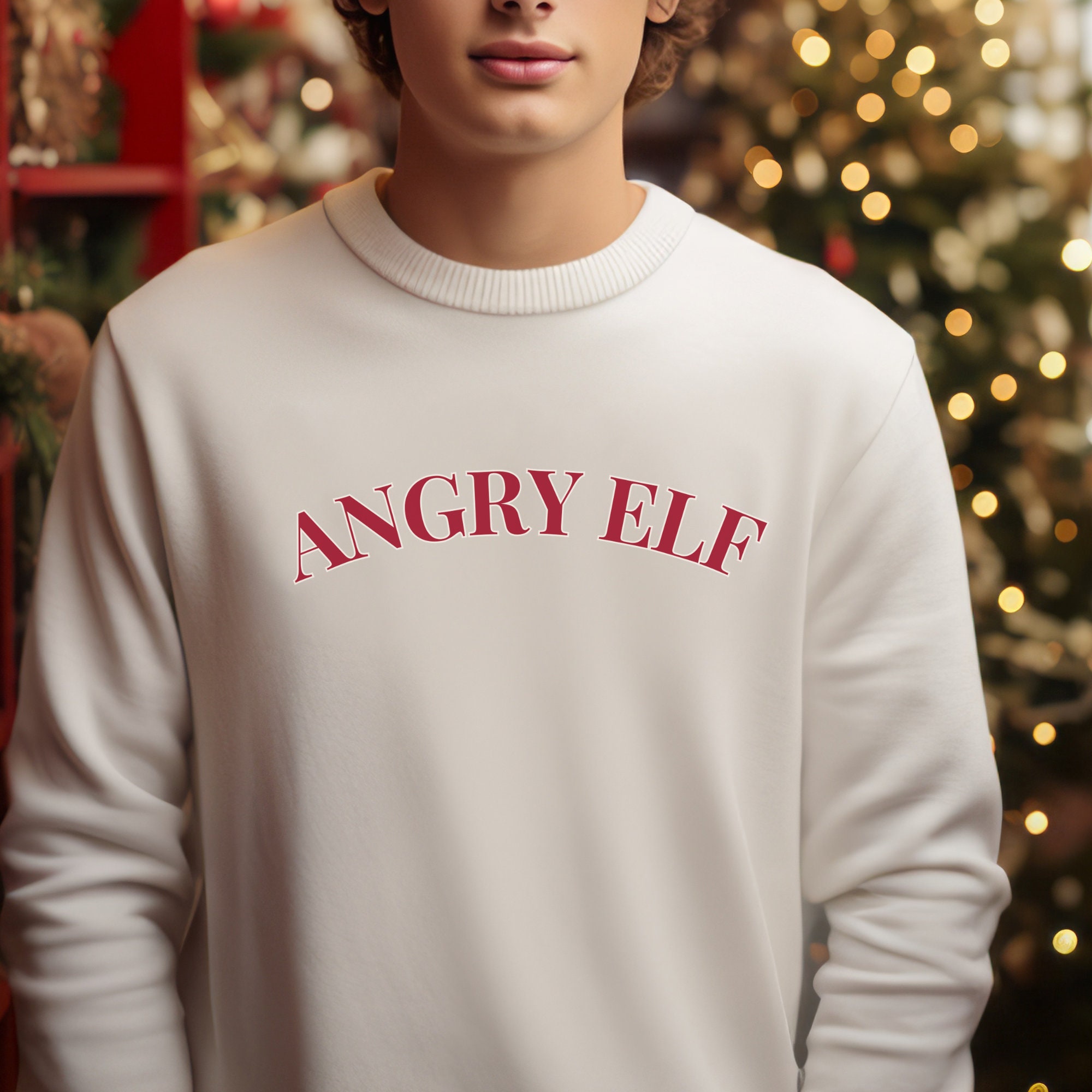 Funny Christmas Sweaters Elf 