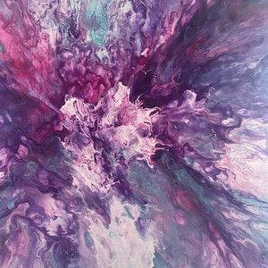 Acrylic painting wall art