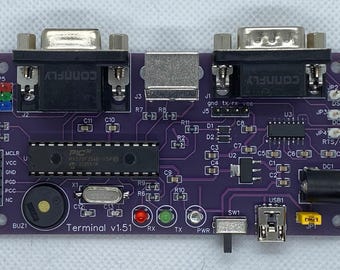 Emulatore di terminale compatibile con Legacy Pixels ASCII VT 100 Seriale RS232