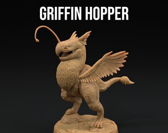 Griffin Hopper | Dragon Trappers Lodge | Printed w/ High Durability Resin | The Hopper Collection | 32mm