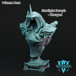 Starlight Seraph Bust | Witchsong Miniatures | 2 variants | Approx. 11cm Tall