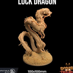 Glücksdrache | Drachenfallen Hütte | Gedruckt mit hohem Haltbarkeitsharz | Hündchen & Drachen | 32 mm Mensur