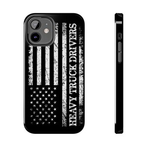 Semi Truck Driver Case for Truck Drivers Case Gift for Truck Lovers, iPhone 16 / 15 / 14 / 13 Case, Samsung s24 / s23 / s22 / s21 Case