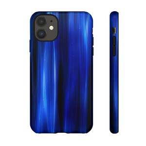 Blue iPhone Tough Case, Protective Phone Cover, Hard Shell Phone Case, Rugged Phone Case, Shockproof Case, Heavy Duty Phone Case