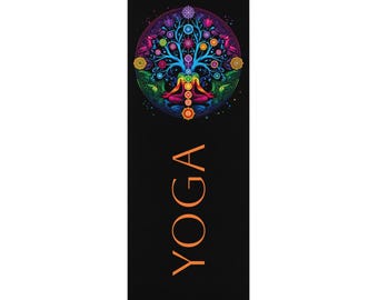 Colorful Yoga Mat: Non-Slip Microfiber Suede Exercise Mat