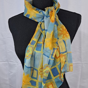 Vintage 1970s Mod Scarf