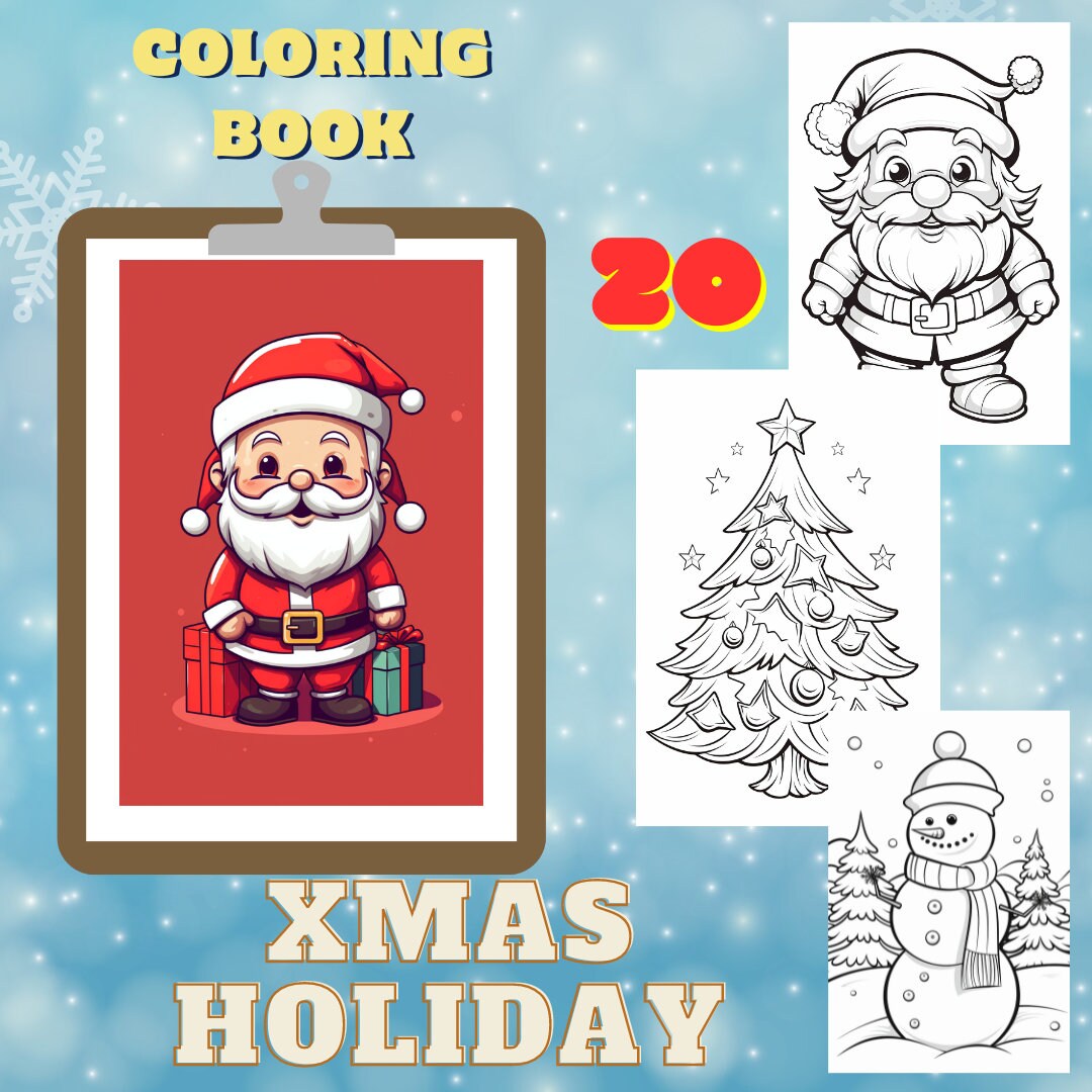 20-cute-christmas-coloring-pages-cartoon-snowman-mini-santa-claus