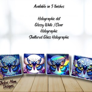 Magical Moth Sticker Set - Enchanting Vibrant Fantasy Designs, Perfect for Personalizing Your World!&quot;