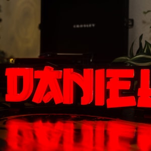 Gepersonaliseerde neon-gamertag | Led-bord gebruikersnaam | 3D-naamplaatje