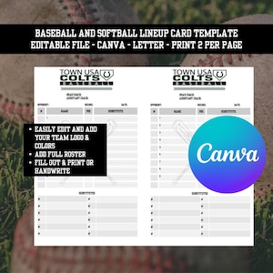 Modello di biglietto per la formazione di baseball, modello di biglietto per la formazione di softball, download digitale