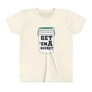 Get Em A Bucket - Jugend Baseball Kurzarm T-Shirt