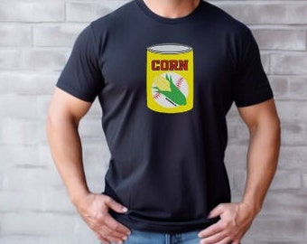 Can of Corn Baseball T-shirt