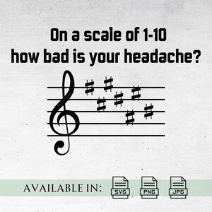 SVG musical, SVG de banda, humor de assinatura, download digital instantâneo