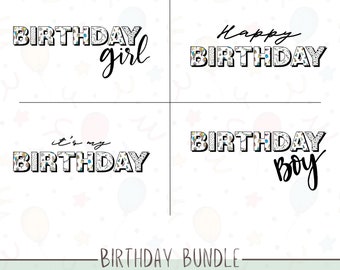 It's My Birthday Svg, Birthday Svg Bundle, Happy Birthday Png, Birthday Boy Svg, Its My Birthday Png,