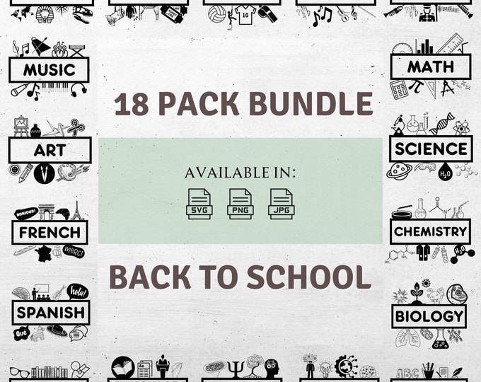 Classroom SVG Bundle, School Svg Bundle, Teacher Svg Bundle, Classroom ...
